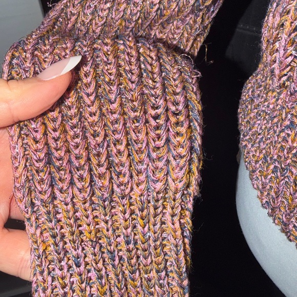 MINKPINK Pink and Brown Knit Sweater - Picture 7 of 8